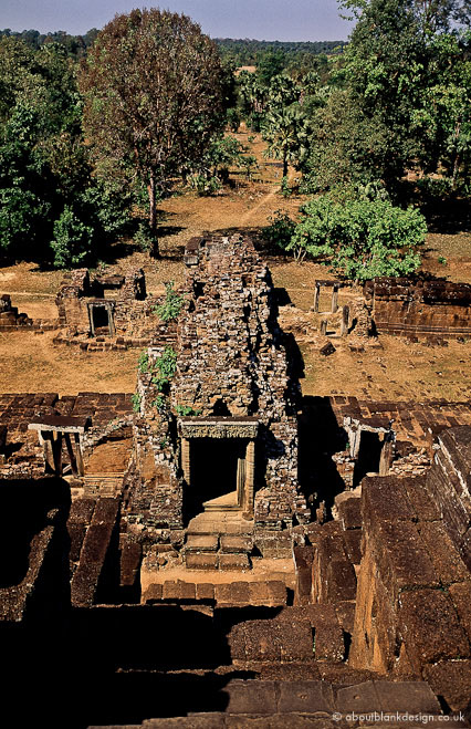 #41 view down Ta Keo. Jolie did that too