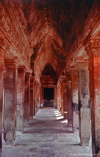 #25 inside Angkor Wat. Luckily no tourists around.