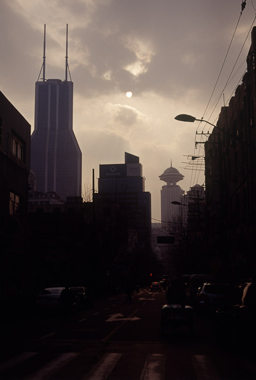 #21 shot down Ningbo Road, looking west