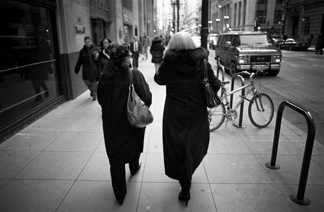 #10 two ladies down the sidewalk