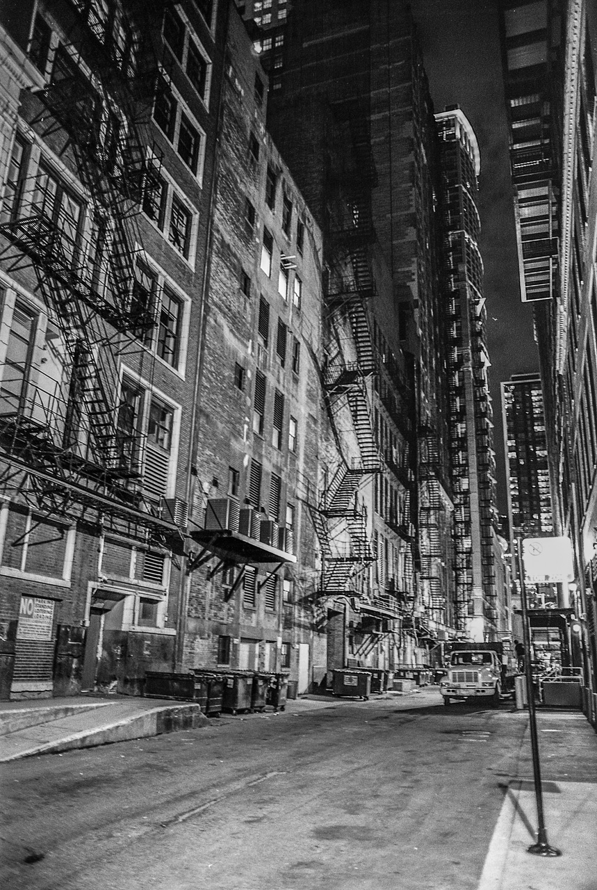 #13 back alley, again at night, still safe.