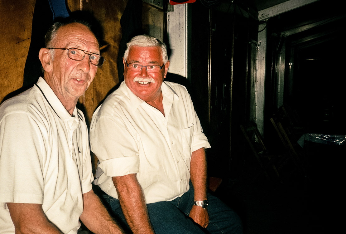 #23 back inside. Helmes. Village Chairman