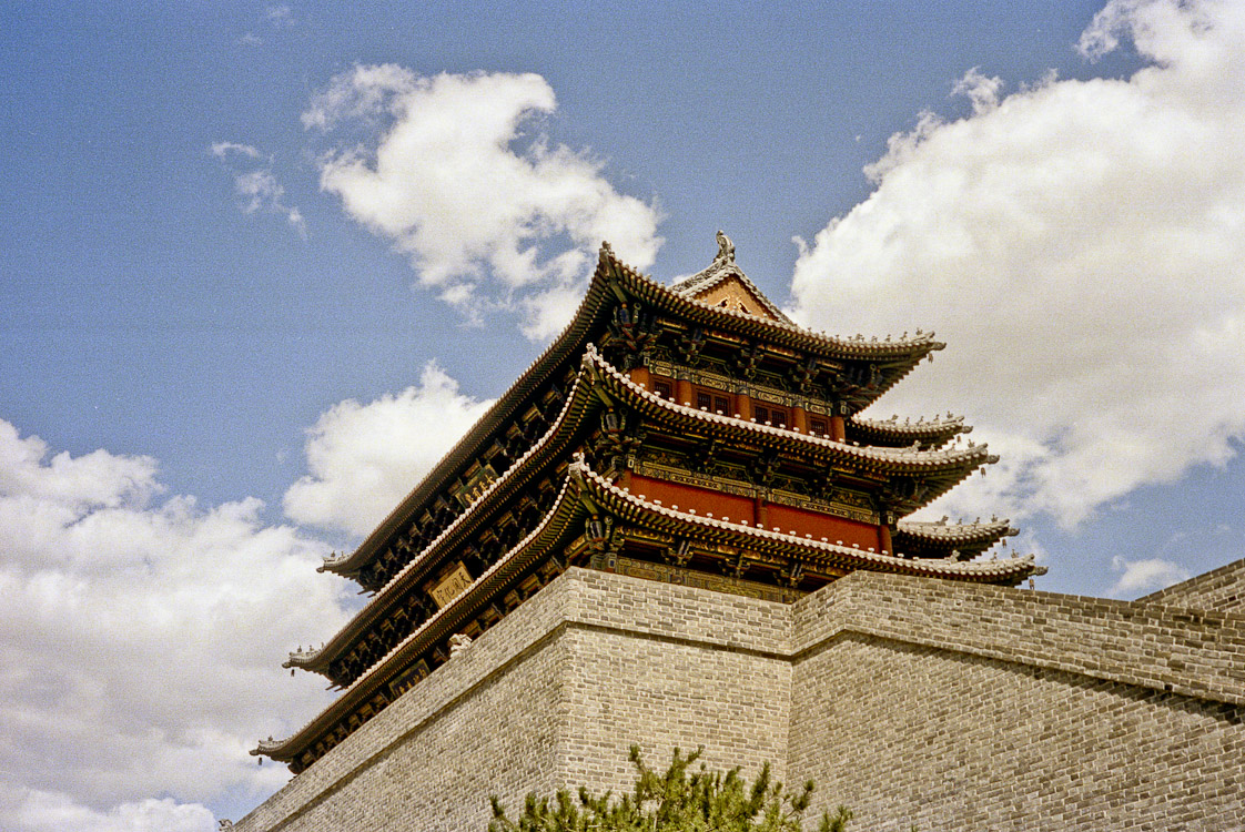 #15 Datong's HUGE city wall is currently being rebuilt, everything within its limits is being torn down and 'old style houses' are being built so people can live like in old China, just with heating, water, electricity and security cameras.