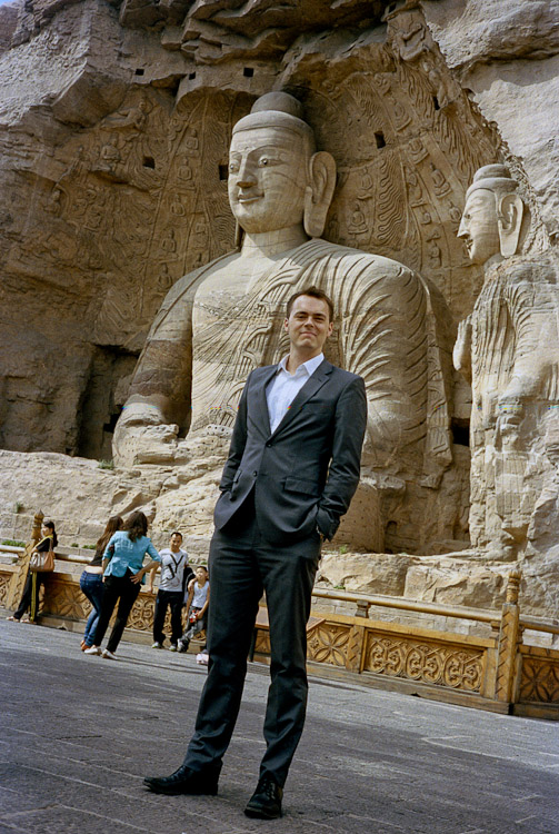 #17 told you i was on a business trip. hence the smug look.