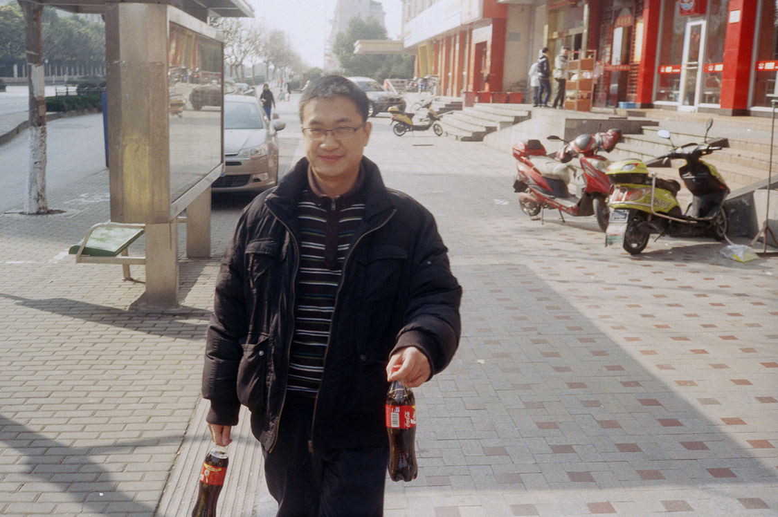 #7 this isn't exactly french concession but sean is our technical manager and excellent at ferring lunch cokes.