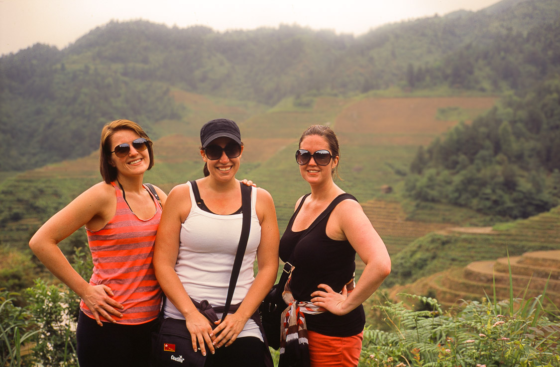 #16 On rice terrasses. Boy was it hot.