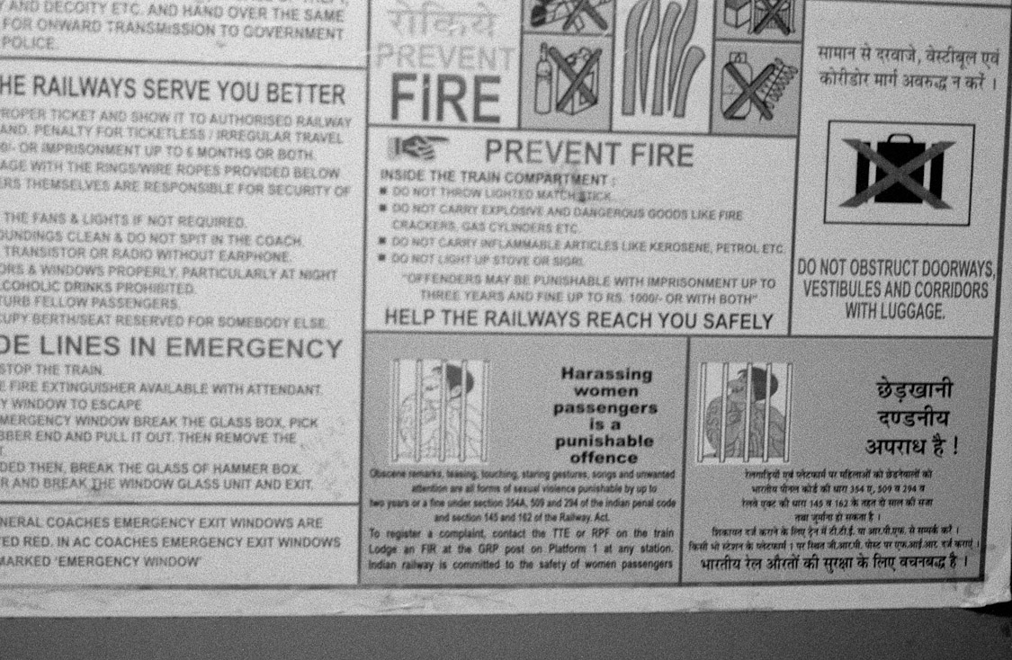 #46 Harassng women passengers is a punishable offence