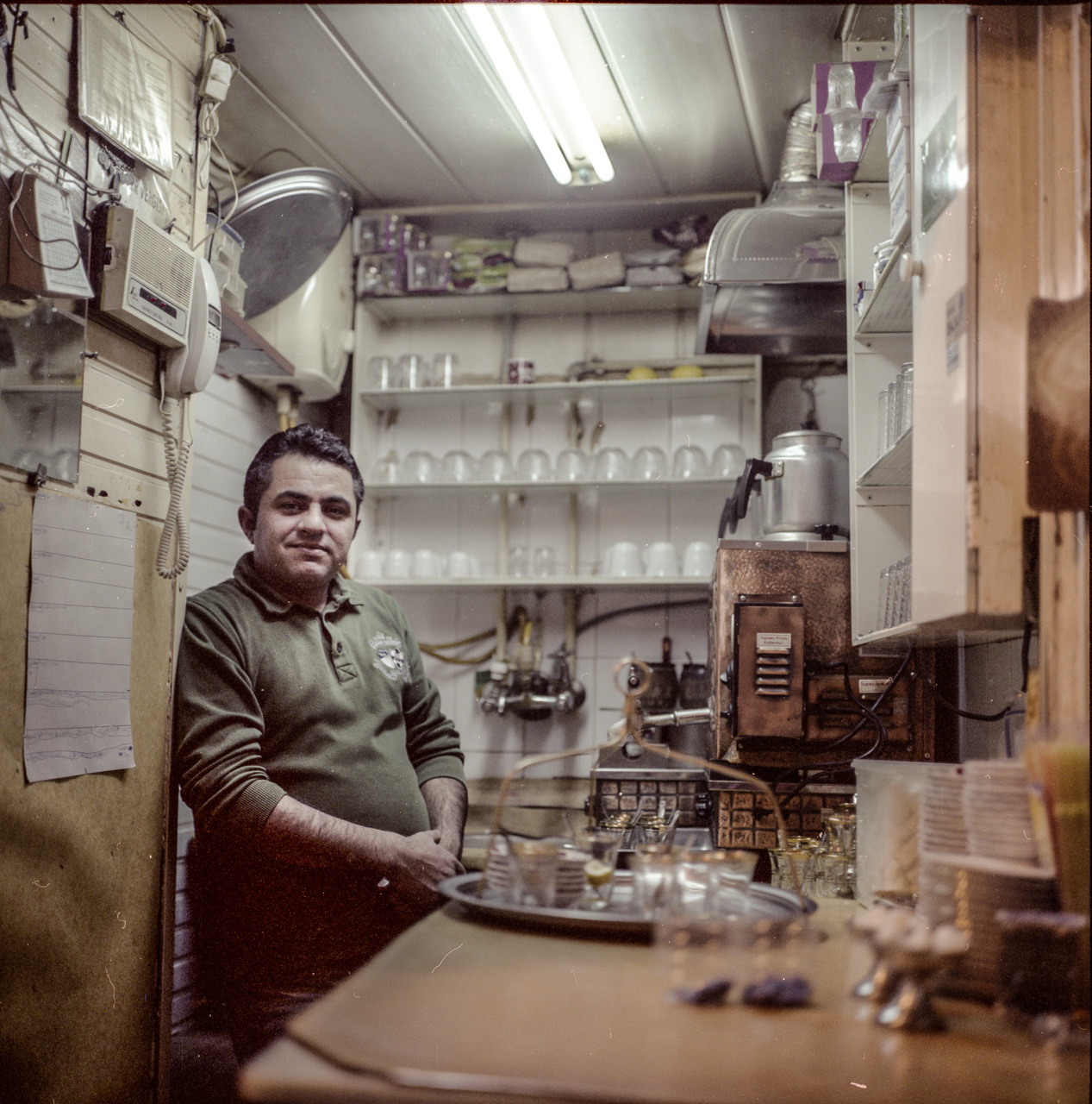 #8 This nice man makes coffee for the entire market