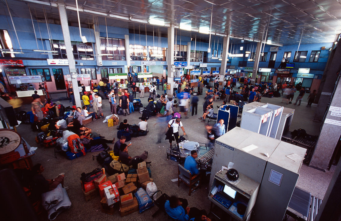 #14 Kathmandu Airport, domestic departures. people got angry at me for taking the picture.