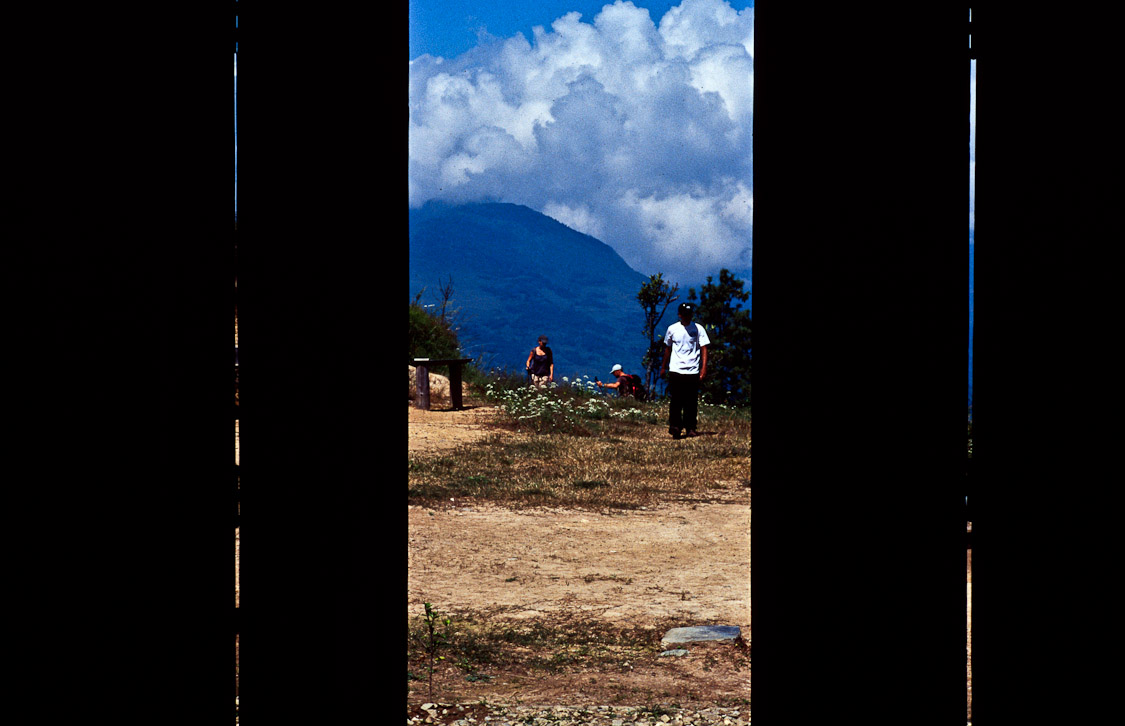 #21 lunch stop, second day. some french people in the background.