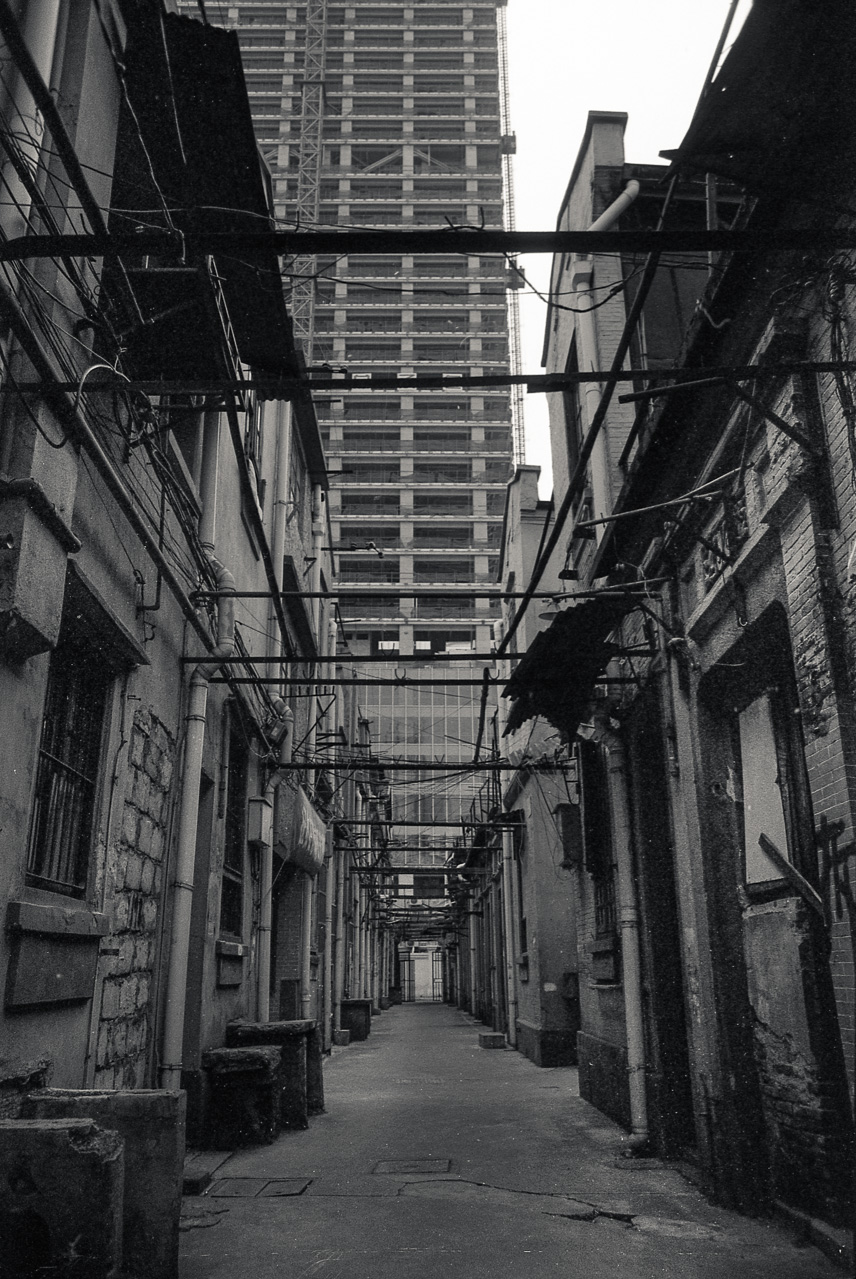 #53 Intact facades, some indicating that buildings are very old indeed (think 200+ years), and when you peek through the foggy windows you see the following.