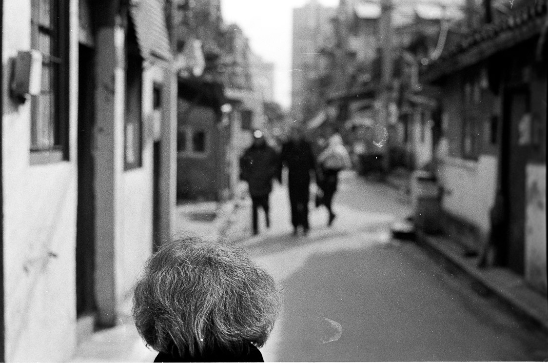 #31 a lady walking on.